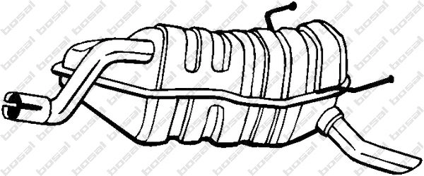 Глушитель KLOKKERHOLM 1425000962 148-045 BZ8 QJE3 изображение 0
