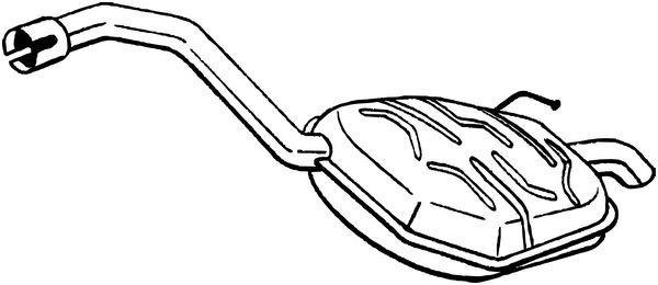 Глушитель KLOKKERHOLM 1440730734 154-635 G4 ZGX
