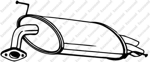 Глушитель KLOKKERHOLM CE33F 0M 1425001112 163-161