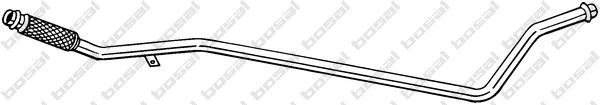 Выхлопная труба глушителя KLOKKERHOLM GVFT BHC 952-149 1424216043
