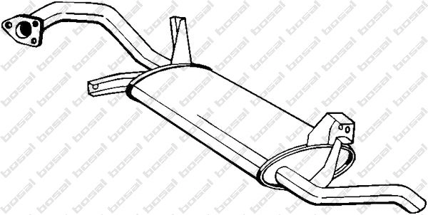 Глушитель KLOKKERHOLM QO VJC 177-105 1425001188 изображение 0