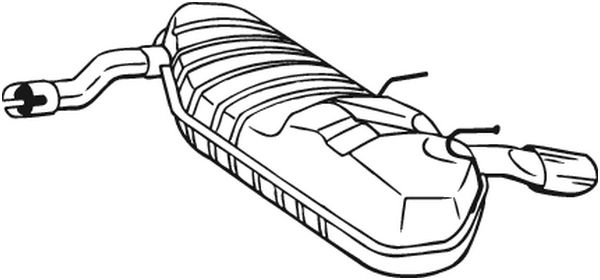 Глушитель KLOKKERHOLM A IZ1667 1440730836 185-121