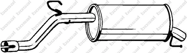 Глушитель KLOKKERHOLM H5 SPTUB 1425001214 185-189