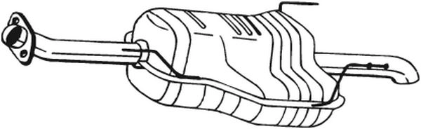 Глушитель KLOKKERHOLM AJF P5 185-457 1440730868