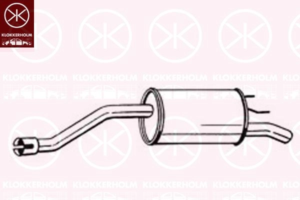 Глушитель KLOKKERHOLM 16 7EF 185-497 1440730872 изображение 0