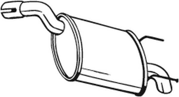 Глушитель KLOKKERHOLM 1440730882 5H2D QFP 185-675