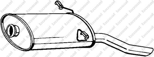 Глушитель KLOKKERHOLM 1425001286 H14 DAZ 190-041 изображение 0
