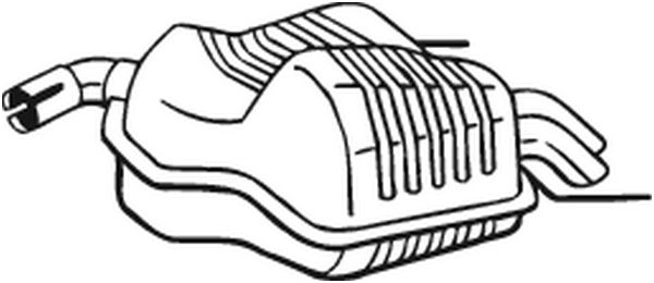 Глушитель KLOKKERHOLM 215-003 1440731019 SO6N4 W7