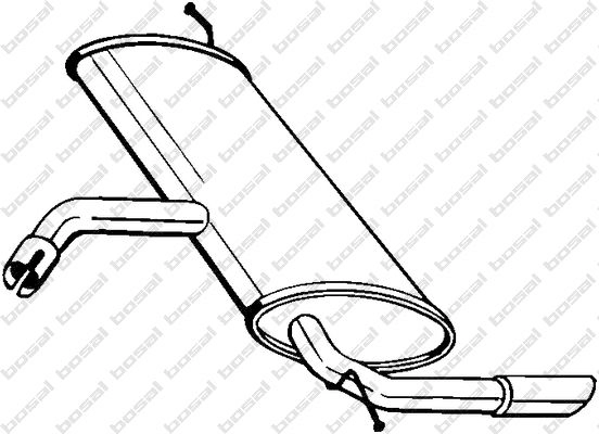 Глушитель KLOKKERHOLM 04DD 6 1425001436 227-043 изображение 0