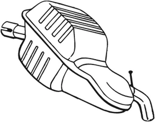 Глушитель KLOKKERHOLM RESQ 3JL 1425001587 235-143