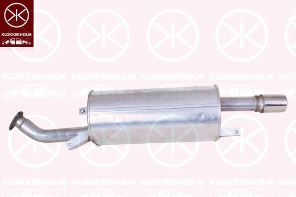 Глушитель KLOKKERHOLM 456B G 235-161 1425001591