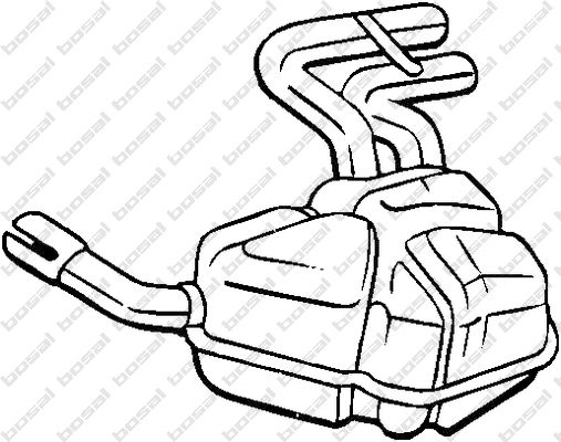 Глушитель KLOKKERHOLM 2C4W QV 1425001609 247-041 изображение 0