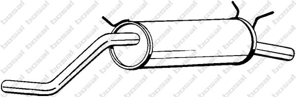 Глушитель KLOKKERHOLM 279-155 1425032463 JEH PCB0