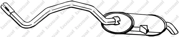 Глушитель KLOKKERHOLM 1425032629 281-963 AF4X7 8