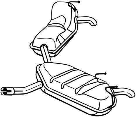 Глушитель KLOKKERHOLM S 4QBDV 1440731435 281-977