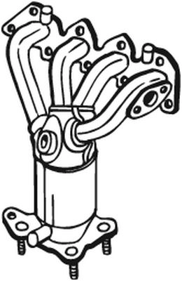 Катализатор KLOKKERHOLM 1424704734 C59IL 5 090-767
