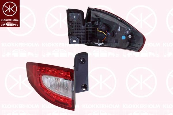 Задний фонарь KLOKKERHOLM 25580706A1 GY 1DBG 1440733957