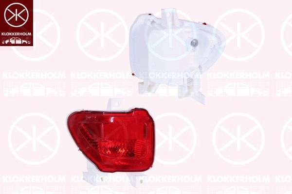 Задний противотуманный фонарь KLOKKERHOLM 1440732366 81790783 ZA5I IP