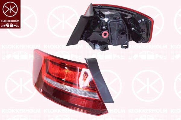 Задний фонарь KLOKKERHOLM 00270722A1 1440732661 8VEK4 VC