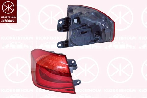 Задний фонарь KLOKKERHOLM YAV2 MB 1424216048 00630713