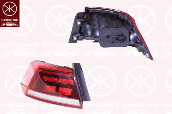 Задний фонарь KLOKKERHOLM 9449B U 95310733A1 1440735063