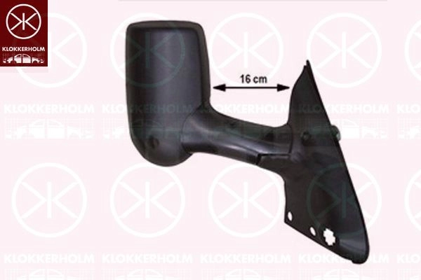 Зеркало боковое наружное KLOKKERHOLM 25101044 1440735859 YA2W 7P2