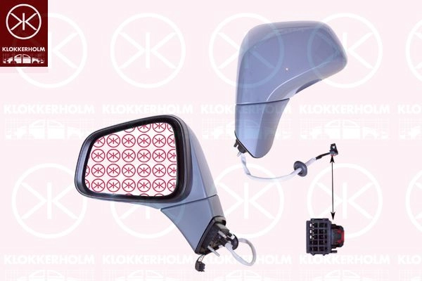 Зеркало боковое наружное KLOKKERHOLM 50151034 1440736376 F6IX A
