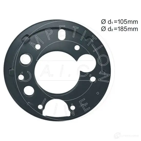 Щиток тормозного диска A.I.C. COMPETITION LINE S8H DCSY 57888 1437305579 - Изображение 1