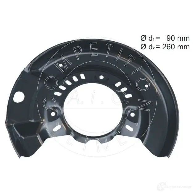 Щиток тормозного диска A.I.C. COMPETITION LINE OF ND6 1437305182 58106 - Изображение 1