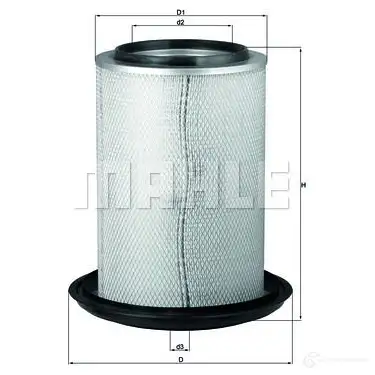 Воздушный фильтр KNECHT lx607 78798 233 P2N6ANH 416006