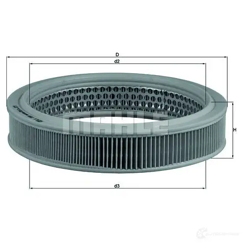 Воздушный фильтр KNECHT 415664 7 7462997 lx298 7EXJY изображение 0