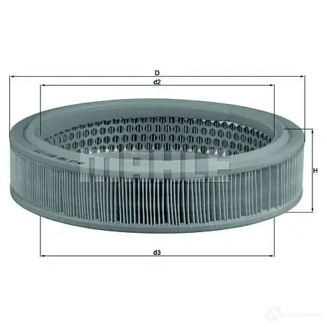 Воздушный фильтр KNECHT KB638CJ 415256 77 716384 lx160 изображение 0