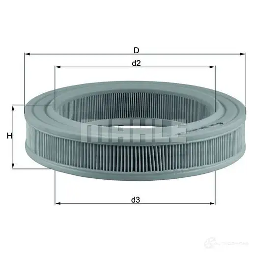 Воздушный фильтр KNECHT 0J6SWZ9 lx386 7840 0236 415822 изображение 0