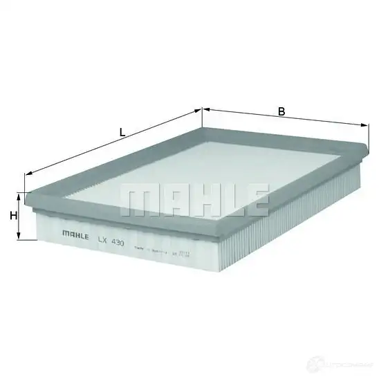Воздушный фильтр KNECHT 5PEJX 415869 7748 6483 lx430