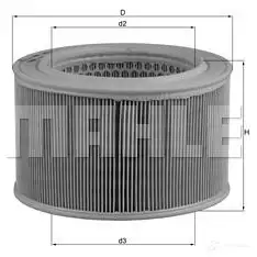 Воздушный фильтр KNECHT lx446 DAMY9 786521 33 415880 изображение 0