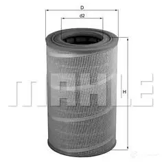 Воздушный фильтр KNECHT lx612 XZ6JFJ 416012 7 8799140 изображение 0