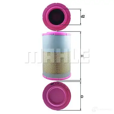 Воздушный фильтр KNECHT lx1630 A8P31VZ 76 694582 415280