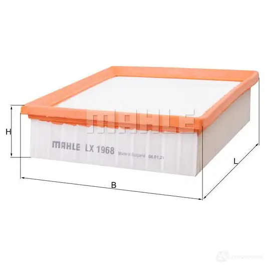 Воздушный фильтр KNECHT 91SMKXF 70 366233 415426 lx1968 изображение 0