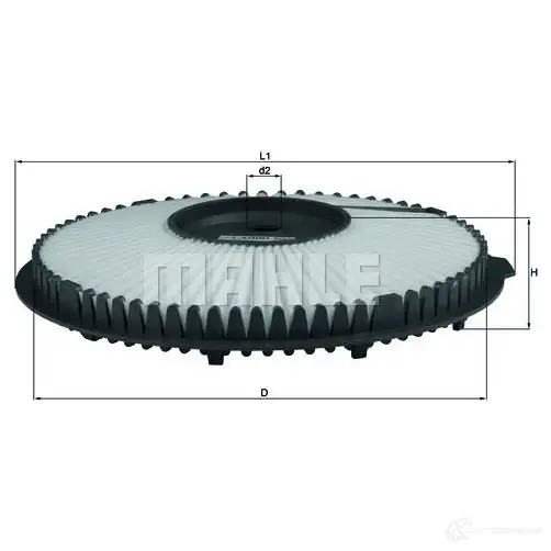 Воздушный фильтр KNECHT 2GZ6P8 78 437550 lx890 416255