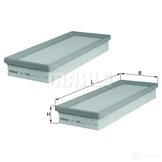 Воздушный фильтр KNECHT 76612 758 lx1466s 78916G1 415210 изображение 0