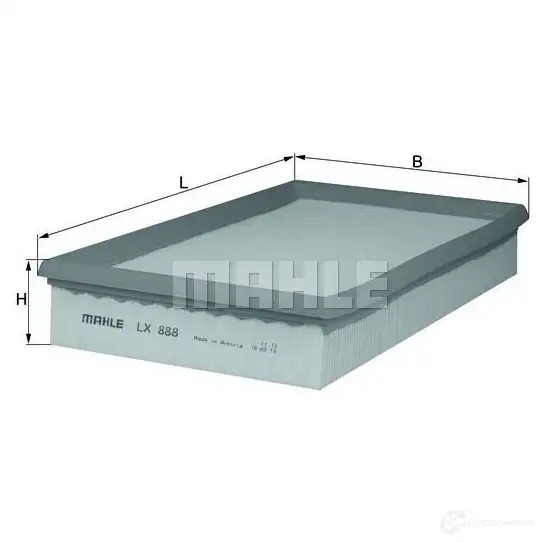 Воздушный фильтр KNECHT lx888 416252 AS69A8 784 37428