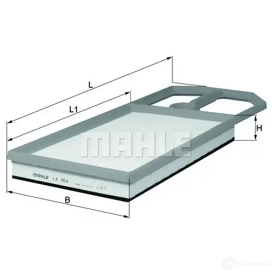 Воздушный фильтр KNECHT 78 502064 lx954 416303 PH2S5JZ изображение 0