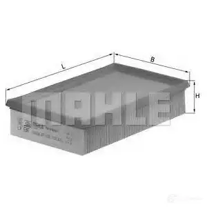 Воздушный фильтр KNECHT 416033 lx636 7 9605254 65LQAU изображение 0
