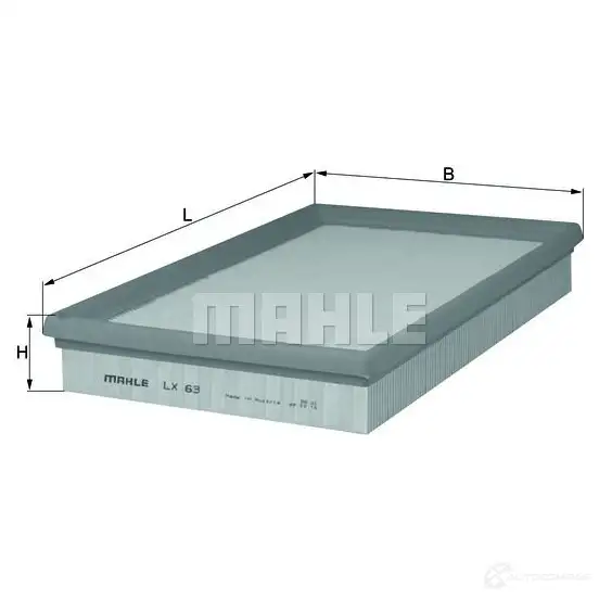 Воздушный фильтр KNECHT lx63 7702326 0 PYONQ 416028 изображение 0