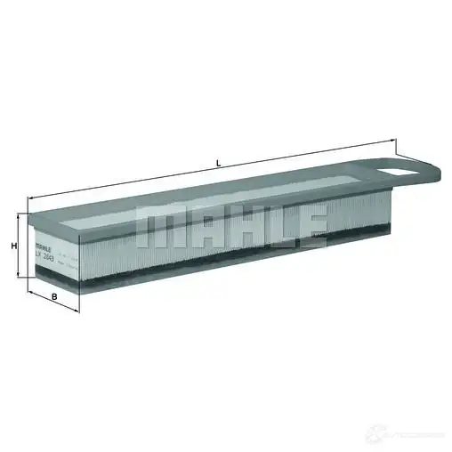 Воздушный фильтр KNECHT lx2843 415619 S0BTO 7052 8843 изображение 0