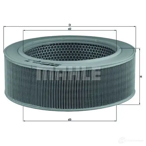 Воздушный фильтр KNECHT 770 59132 415616 5V000 lx284 изображение 0