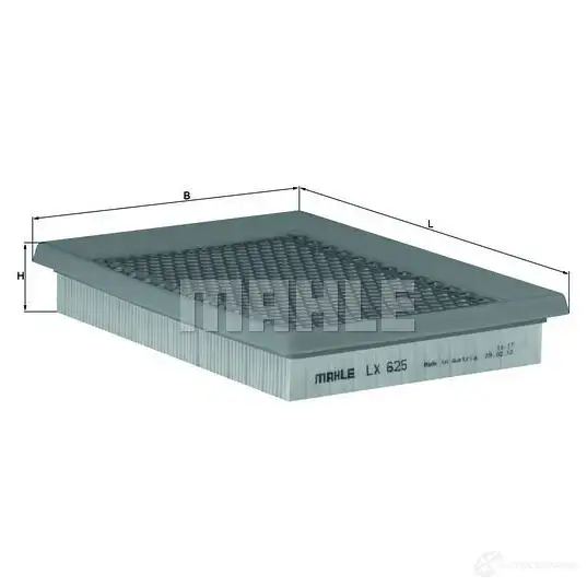 Воздушный фильтр KNECHT 2YTN7RW lx625 78796 344 416024