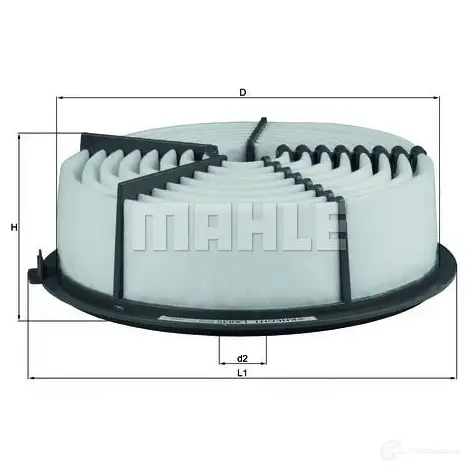 Воздушный фильтр KNECHT 7988608 6 JR50G lx835 416208 изображение 0