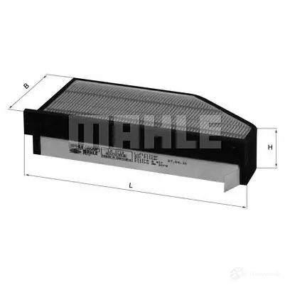 Воздушный фильтр KNECHT F7XGP 415322 7 6879340 lx1710 изображение 0