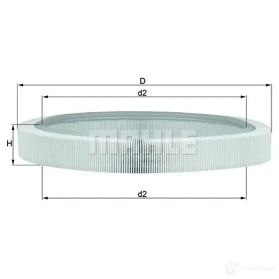 Воздушный фильтр KNECHT 416009 1KU04 lx61 77399 587 изображение 1